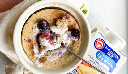Summer Berry (microwave) Baked Oats