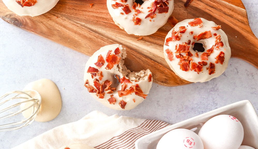 Photo of Maple Bacon Baked Donuts