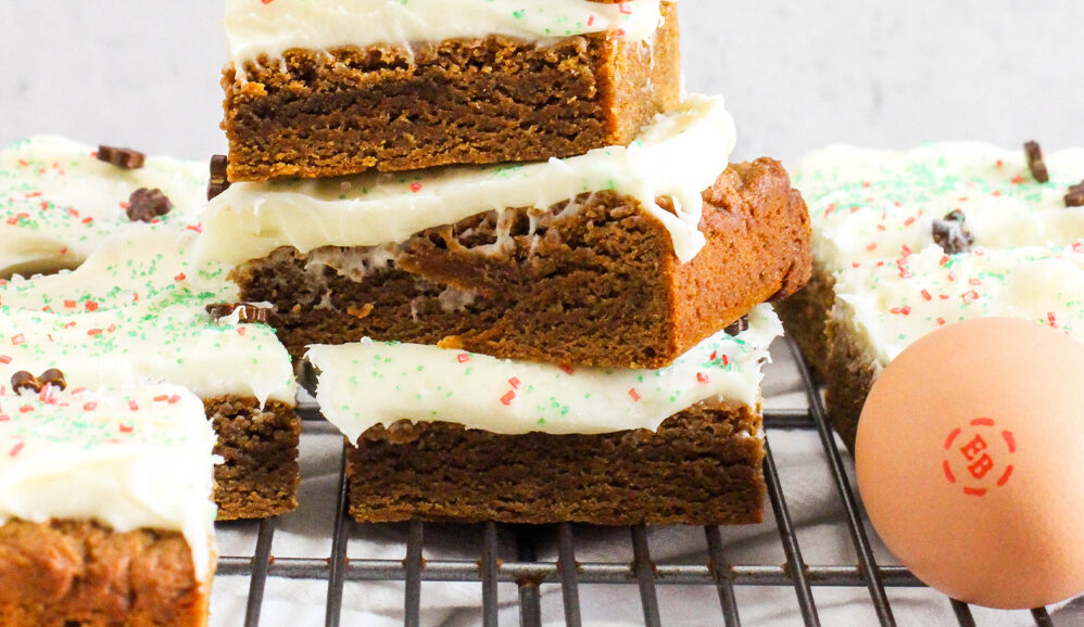 Photo of Frosted Gingerbread Cookie Bars