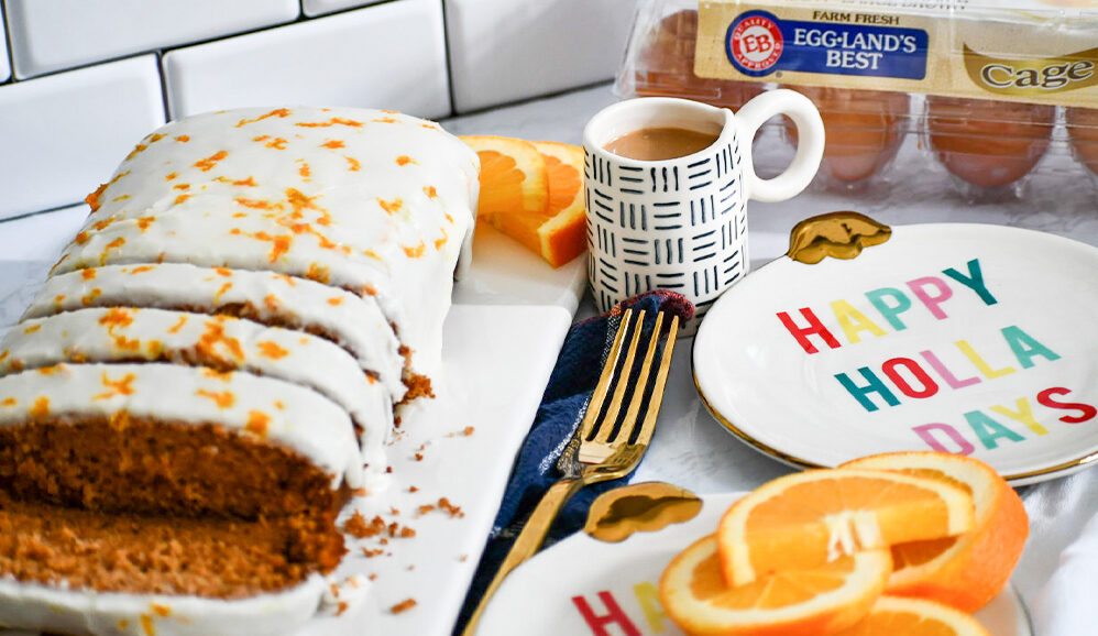 Photo of Gingerbread Loaf with Maple Orange Glaze