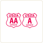 GRADE A / USDA SHIELD Logo